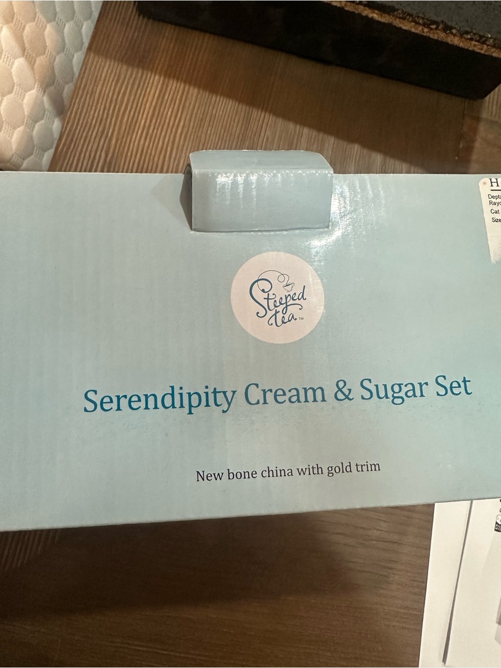 Serendipity Cream & Sugar Set - Light Blue, Brand New